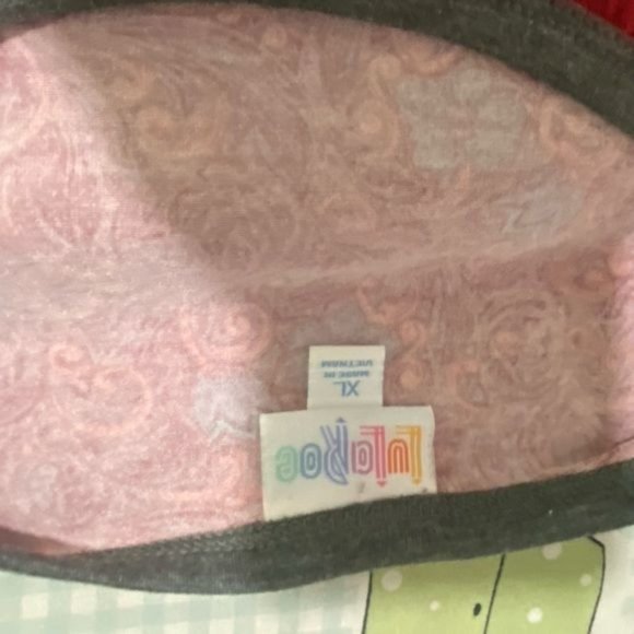 LulaRoe ladies t-shirt dress midi red & size XL NWT - Picture 8 of 15